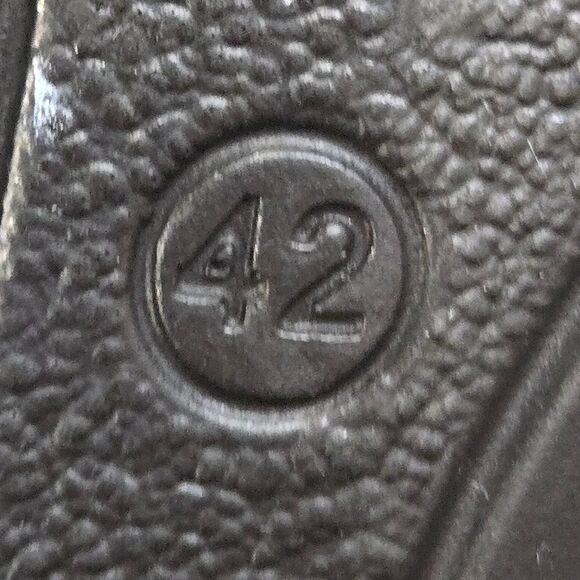 🐢 ECCO  Lisbon Plain Toe Cognac Brown Leather Oxford Shoes. Size EU42 US8-8.5 - Picture 5 of 13